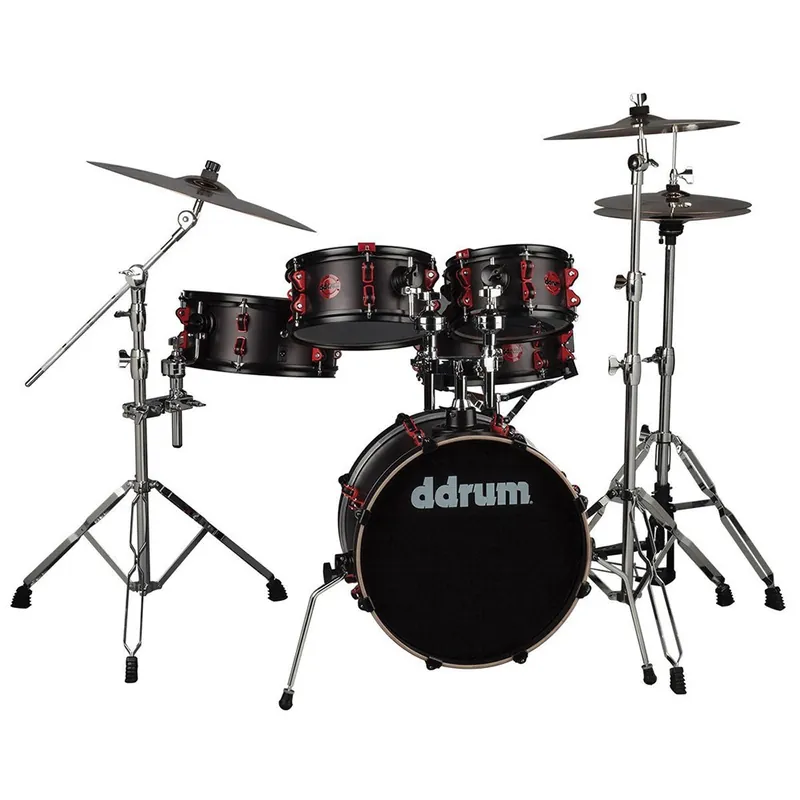 ddrum Hybrid CK 5-Piece Compact Acoustic Drum Kit Set with Built-In Triggers Genuine