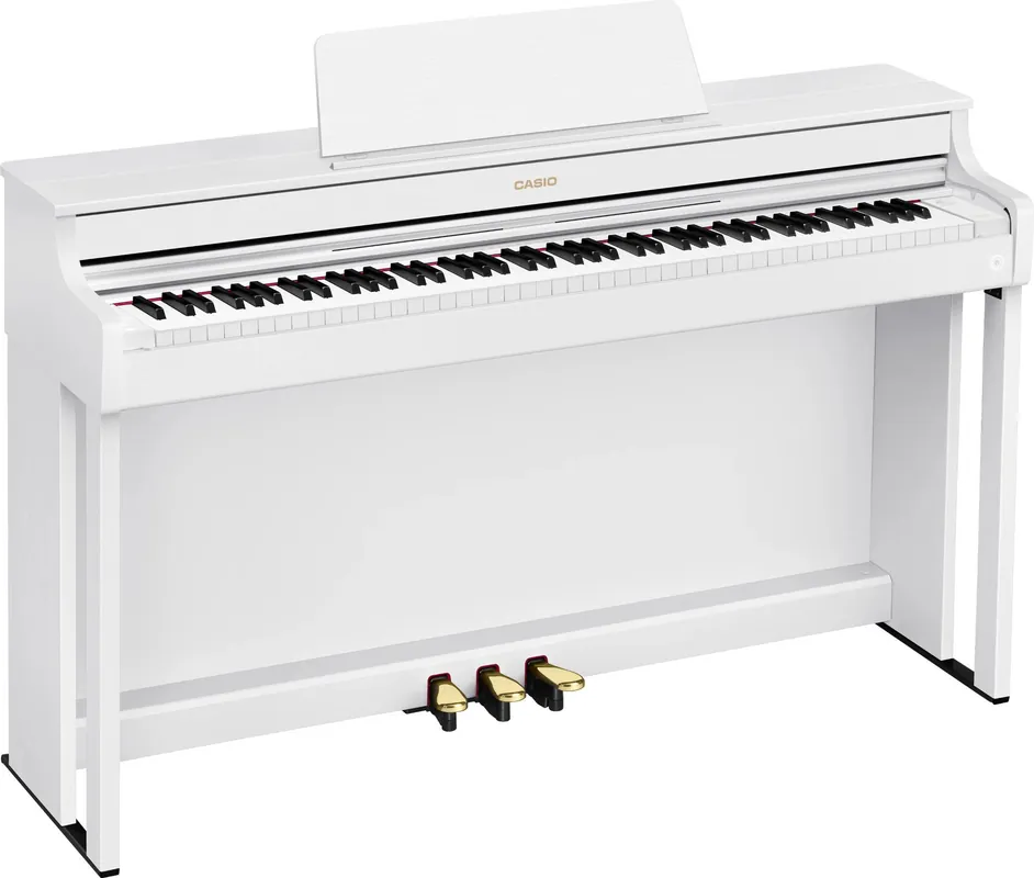 Casio Celviano AP-300WE 88-Key Weighted Hammer Action Digital Upright Piano, White Don’t Miss Out