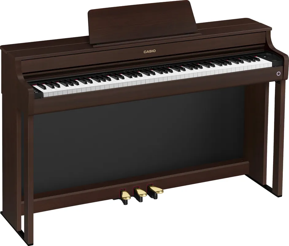 Casio Celviano AP-300BN 88-Key Weighted Hammer Action Digital Upright Piano, Brown One Day Deal