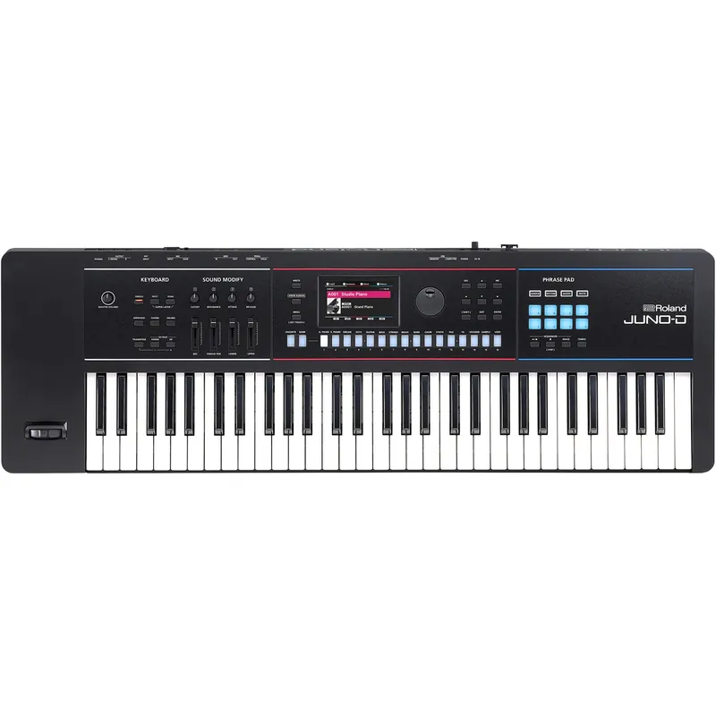 Roland JUNO-D6 61-Key Synthesizer Keyboard with 8-Track Sequencer Direct From Manufacturer