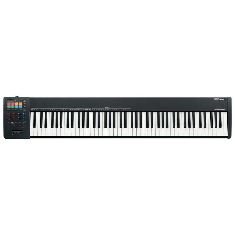 Roland A-88MKII 88-Key MIDI Keyboard Controller w/ 8 Assignable Pads Brand New