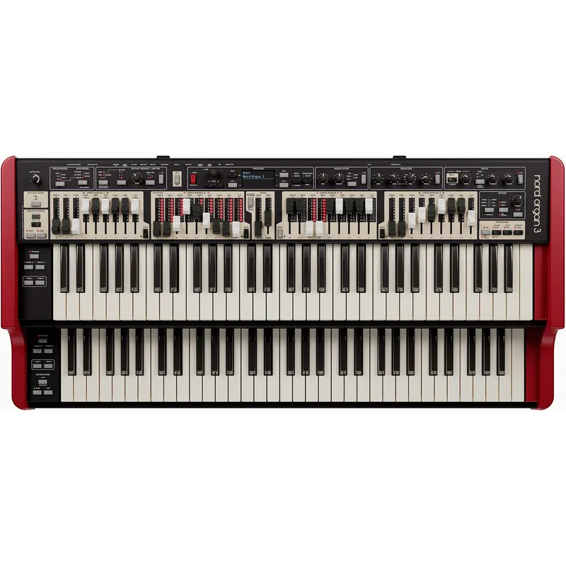 Top Pick Nord Organ 3 61-Key Combo Organ with OLED Display, Spring Reverb & Rotary Speaker Emulation