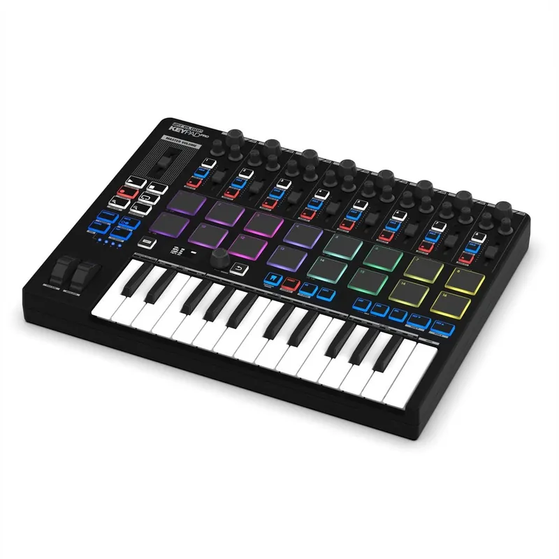 Reloop Keypad PRO Compact USB-MIDI DAW Keyboard Workstation with Drum Pads, Mixer Unit & Bitwig Fast Shipping