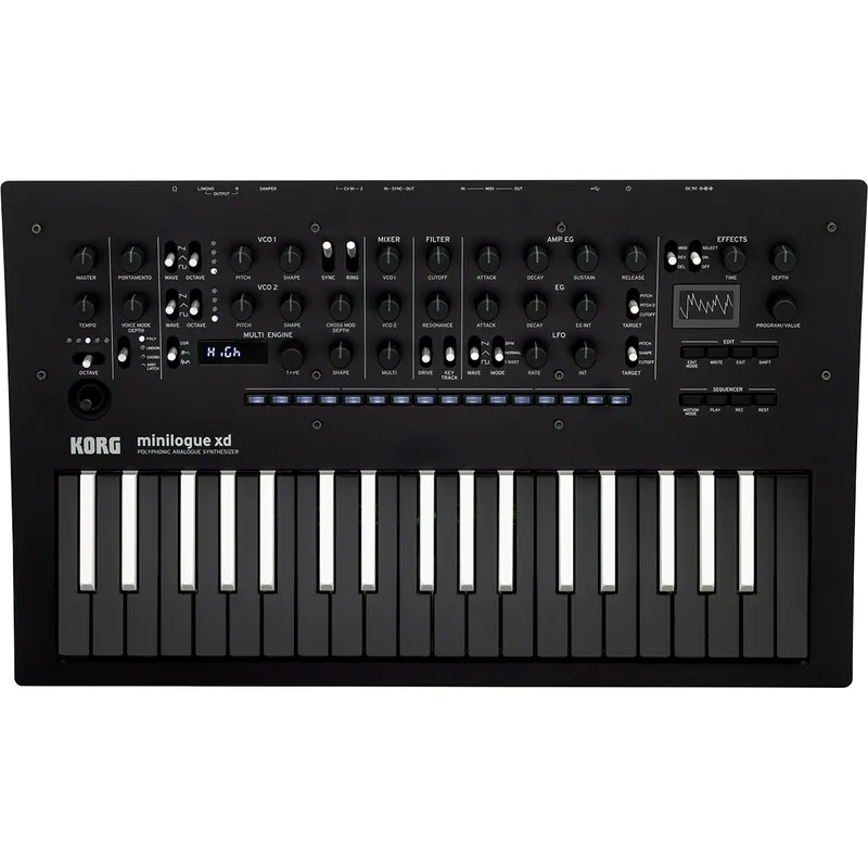 Korg Limited Edition Minilogue XD Inverted 37-Key Polyphonic Analog Synthesizer Keyboard Time-Limited