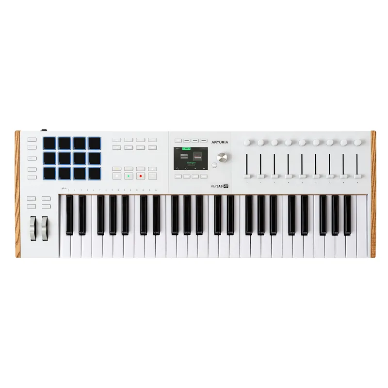 Price Drop Arturia KeyLab Mk3 49-Key Universal MIDI Controller with Aftertouch Keybed, White