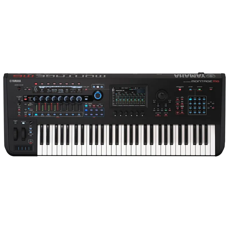 Yamaha MONTAGE M6 2nd Generation 61-Key Flagship Synthesizer Keyboard with FSX Action Same Day Shipping