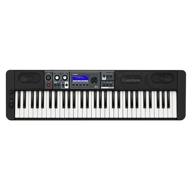 Top Pick Casio Casiotone CT-S500 61-Key Portable Battery Powered Keyboard w/ Speakers