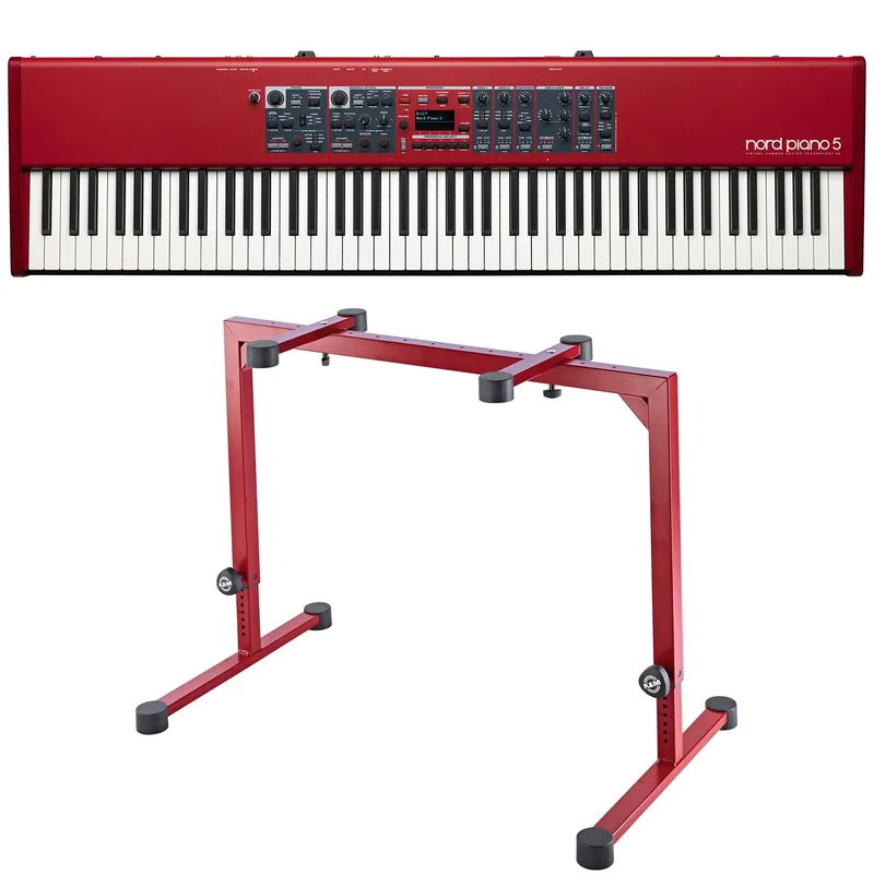 In Demand Nord Piano 5 88-Key Digital Stage Piano Keyboard w/ K&M 18810 Stand