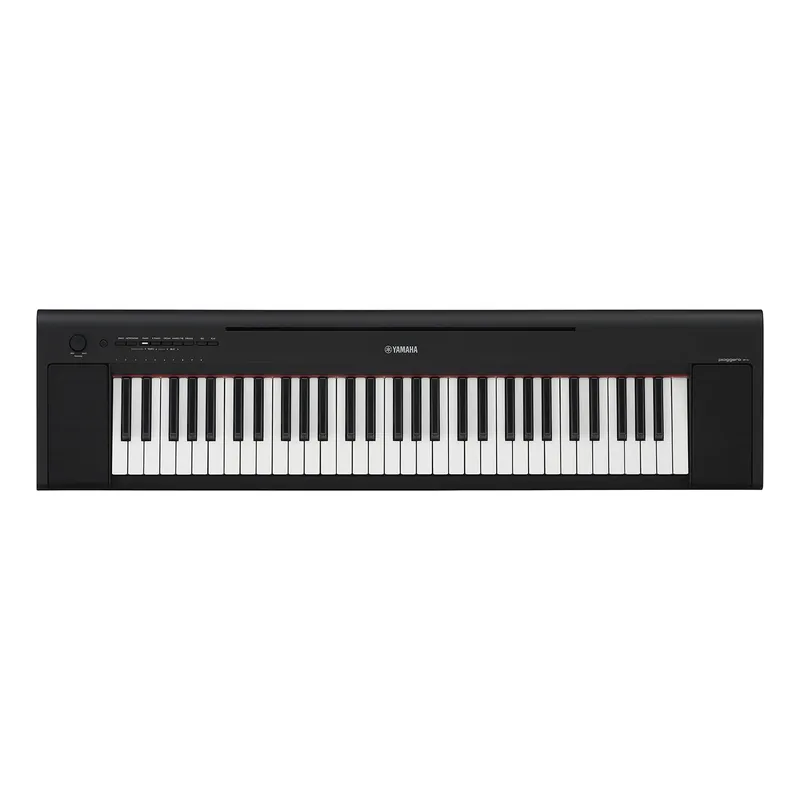 Yamaha NP15B 61-Key Entry-Level Piaggero Ultra-Portable Digital Piano, Black Modern