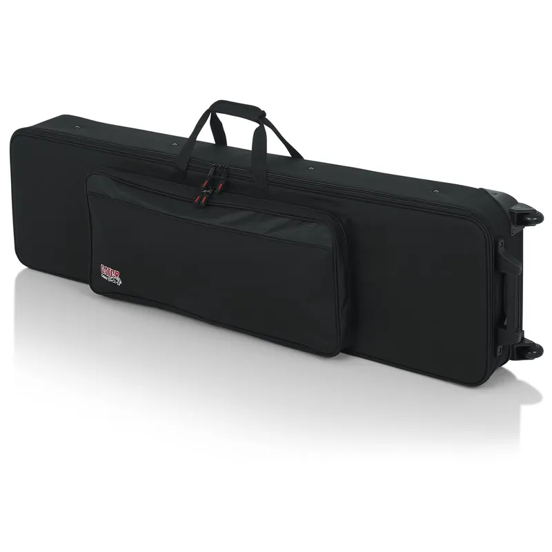 Seasonal Sale Gator GK-76-SLIM EPS Foam Keyboard Case with Wheels for Slim 76-Key Keyboards