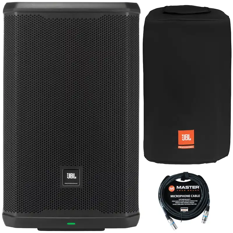 JBL PRX912 2000-Watt 12-Inch Powered PA Speaker w/ Slip-On Cover & Cable Best Choice