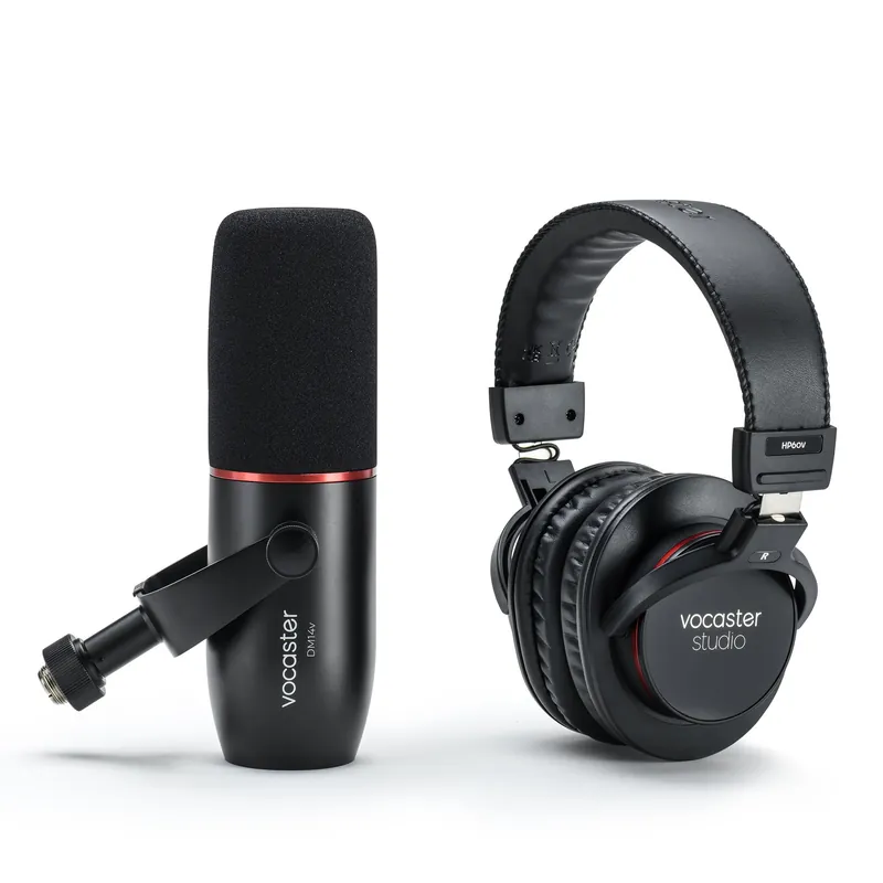 Focusrite Vocaster Broadcast Kit Broadcast-Quality Microphone & Headphones Pack Secure Checkout