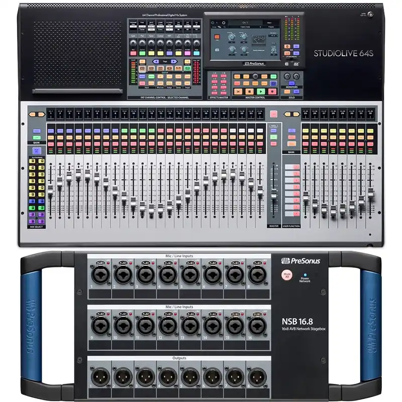 PreSonus StudioLive 64S Series III 64-Channel Digital Mixer and USB Audio Interface w/ NSB 16.8 Budget