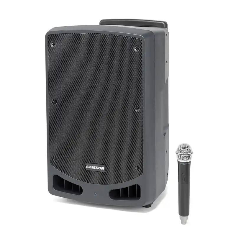 Samson Expedition XP312w Rechargeable PA Speaker w/ Handheld Wireless Mic, D-Band Last Chance