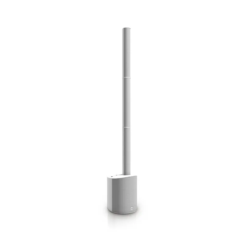 Must Have LD Systems MAUI 5 W Ultra-Portable Column Speaker PA System w/ Bluetooth, White