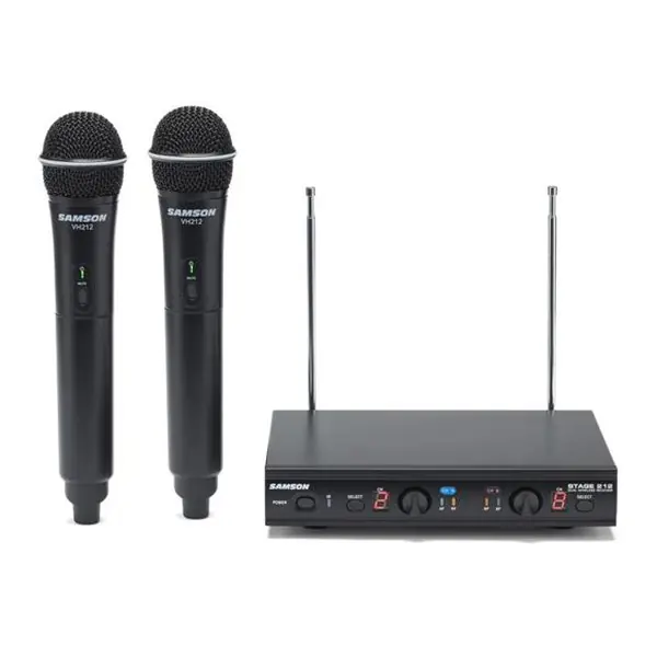 Samson SWS212HH-E Stage 212 Dual-Channel Handheld VHF Wireless Microphone System Bulk Order