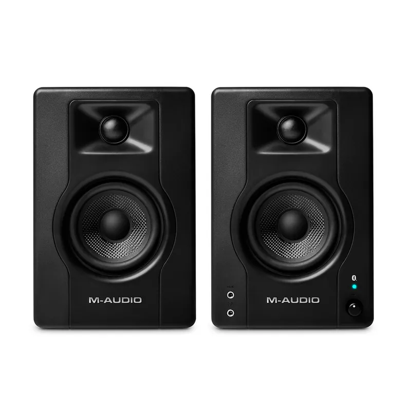 Secure Checkout M-Audio BX3BT 3.5-Inch 120-Watt Multimedia Monitor Speaker Pair w/ Bluetooth