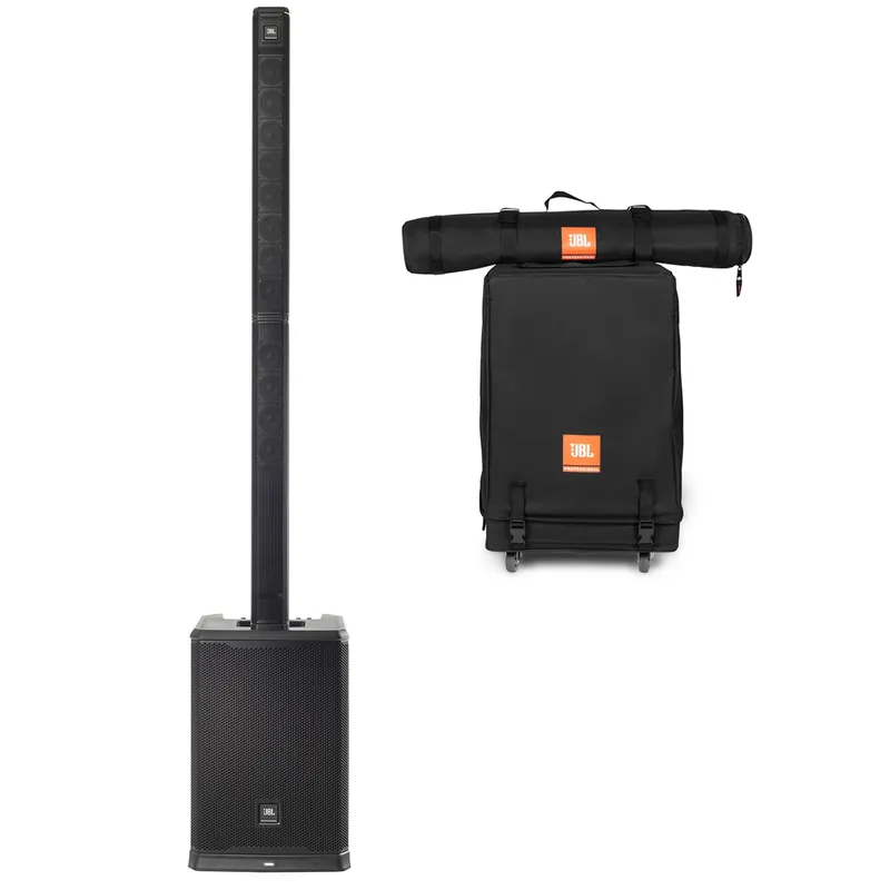 JBL PRX ONE 2000-Watt Powered Column PA Speaker w/ Transporter Cover Trending