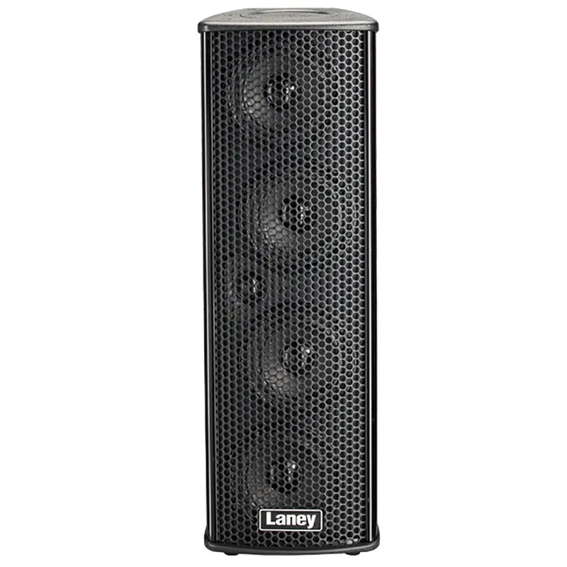 Order Now Laney AH 4X4 Audiohub Series PA Speaker System, 35-Watt, 4x4, 6-Channel, Battery Optional, Digital FX