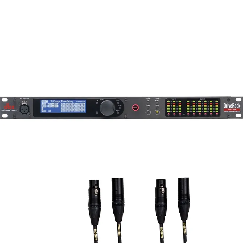Best Seller dbx DriveRack VENU360 Loudspeaker Management System with Mogami XLR Cables, 30 ft