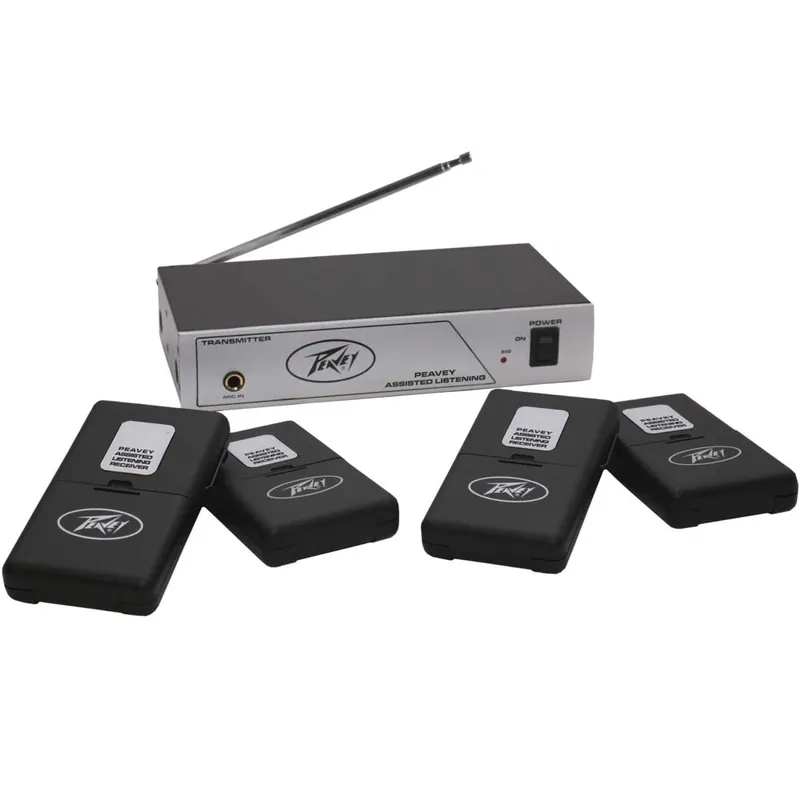 Don’t Miss Out Peavey 72.1 MHz Wireless Assisted Listening System with Four Receivers
