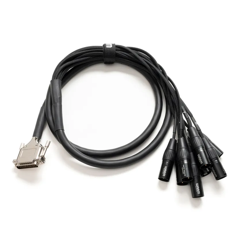 Warm Audio Premier Series PREM-DB25-XLRM-20' Audio Breakout Cable, 6 Meters, DB25 - XLR Male Buy Online