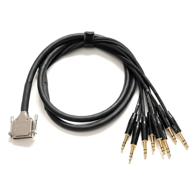 Warm Audio Premier Series PREM-DB25-TRSM-6' Audio Breakout Cable, 1.8 Meters, DB25 - TRS Male Original