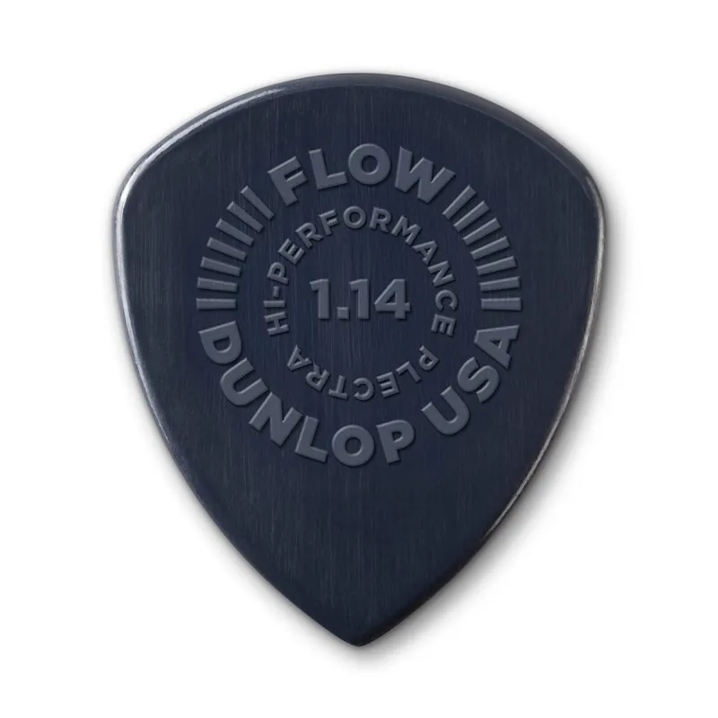 Dunlop Flow Nylon Guitar Picks, 1.14mm, 12-Pack Handmade