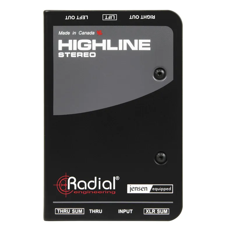 Radial Engineering Highline Stereo Passive Line Isolator with Jensen Transformers Factory Price