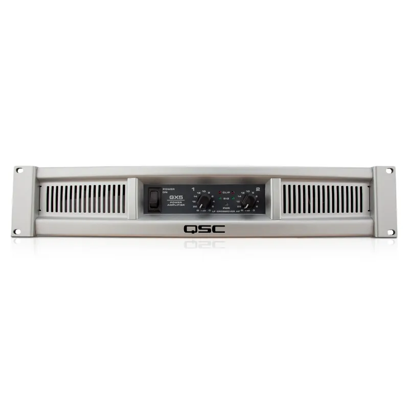 QSC GX5 Professional 500W at 8 Ohm Stereo Power Amplifier for Live Applications Budget