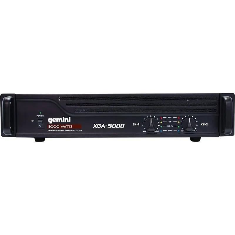Gemini XGA-5000 Professional Power Amplifier 5000W Rack PA Amp XGA5000 Get Yours