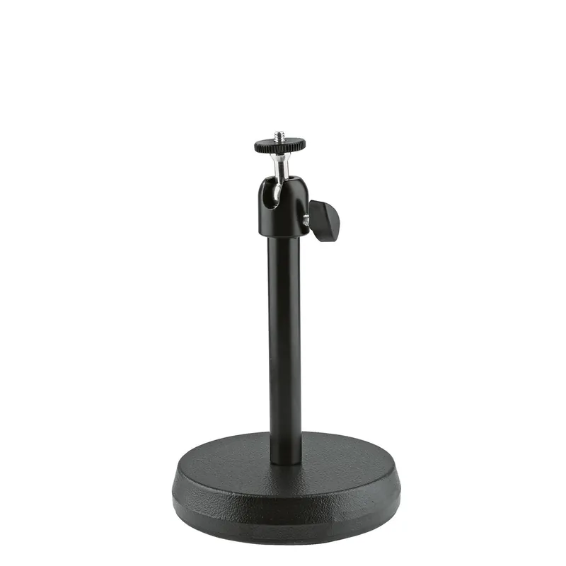 Konig & Meyer 19781-100-55 Desktop Camera Stand, Round Base, Black Free Delivery