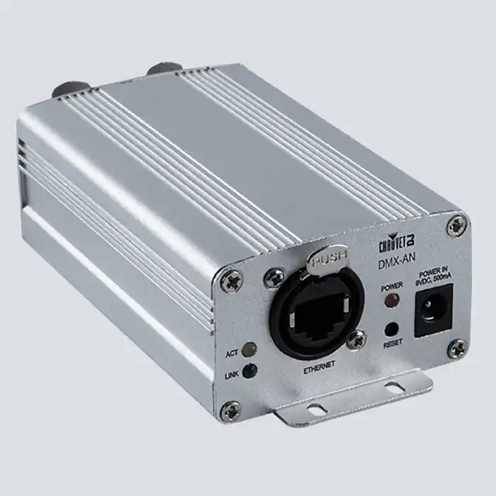 Chauvet DJ DMX-AN2 Multi-Purpose Art-Net/sACN Node, Ethernet to 2 DMX Universes Holiday Sale