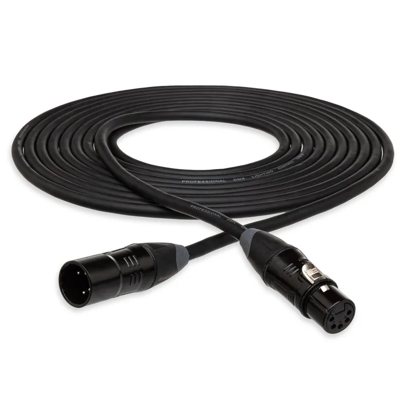 Hosa DMX-710 700 Series DMX512 Cable, XLR5M to XLR5F, 10-Foot Limited Offer