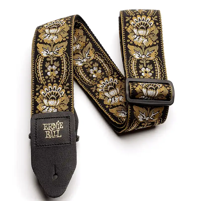 Handmade Ernie Ball Classic Jacquard Woven Guitar / Bass Strap, Royal Orleans
