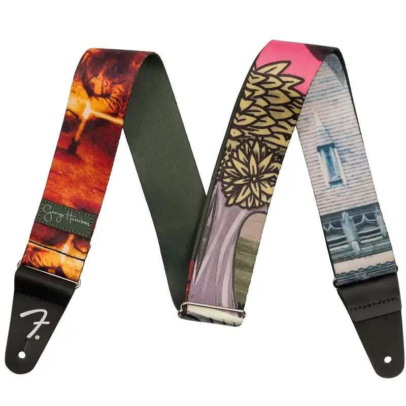 Fender George Harrison All Things Must Pass Friar Park 2-Inch Guitar Strap Free Delivery