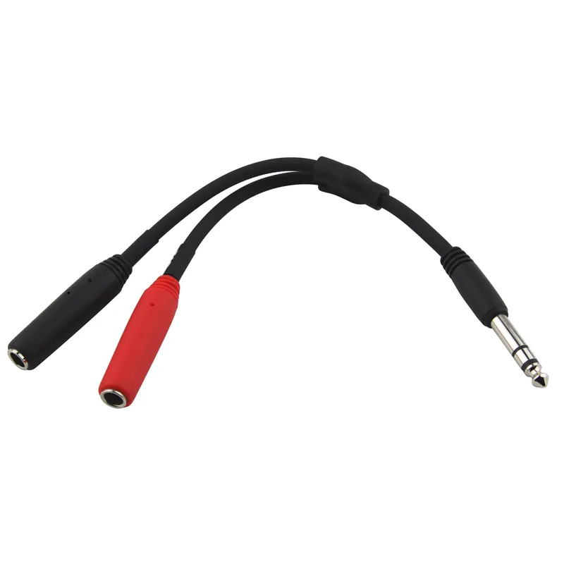 Discount Pig Hog Solutions PY-S214F 6Y Cable, Stereo 1/4 (M)-Dual Mono 1/4 (F)