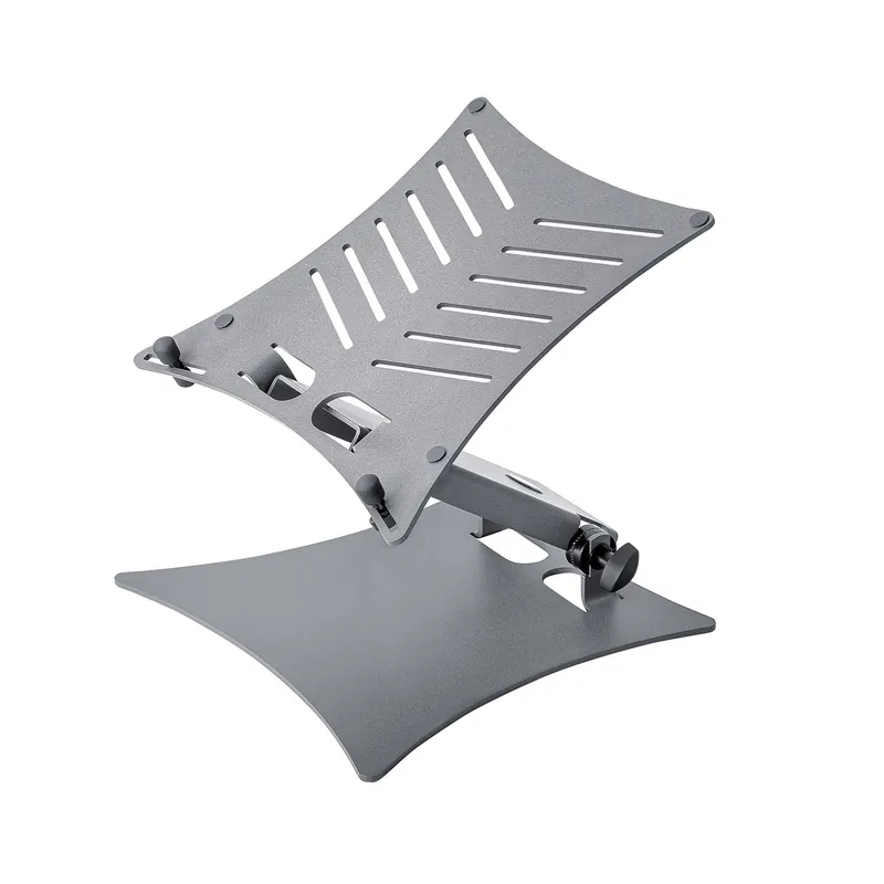 Konig & Meyer 12195-000-87 Foldable Laptop Stand, Gray Certified
