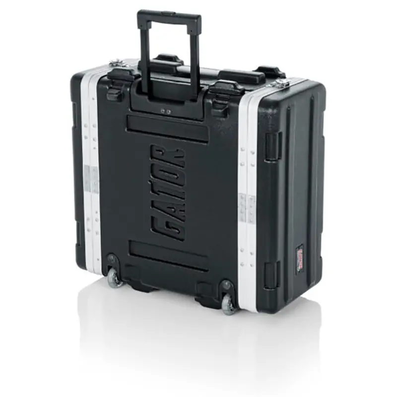 Gator GRR-4PL-US Rolling Molded Series 4U Rack w/ Wheels & Power Supply Premium