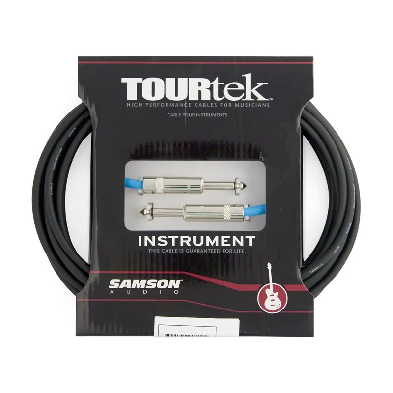 Tourtek TI15 1/4Instrument Cable, 15ft, Straight-Straight Connectors Buy Direct