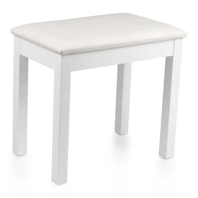 Gator GFW-KEYBENCH-WDWH Traditional Wooden Piano Bench in White Best Price