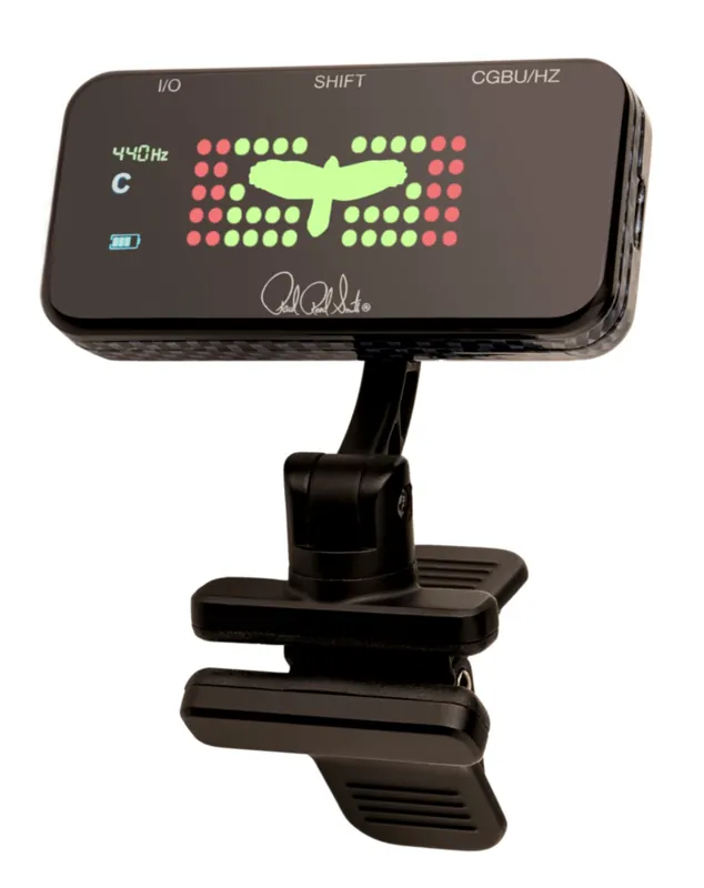 PRS Paul Reed Smith Chromatic Clip-On Full-Color Rechargeable Guitar Headstock Tuner Genuine