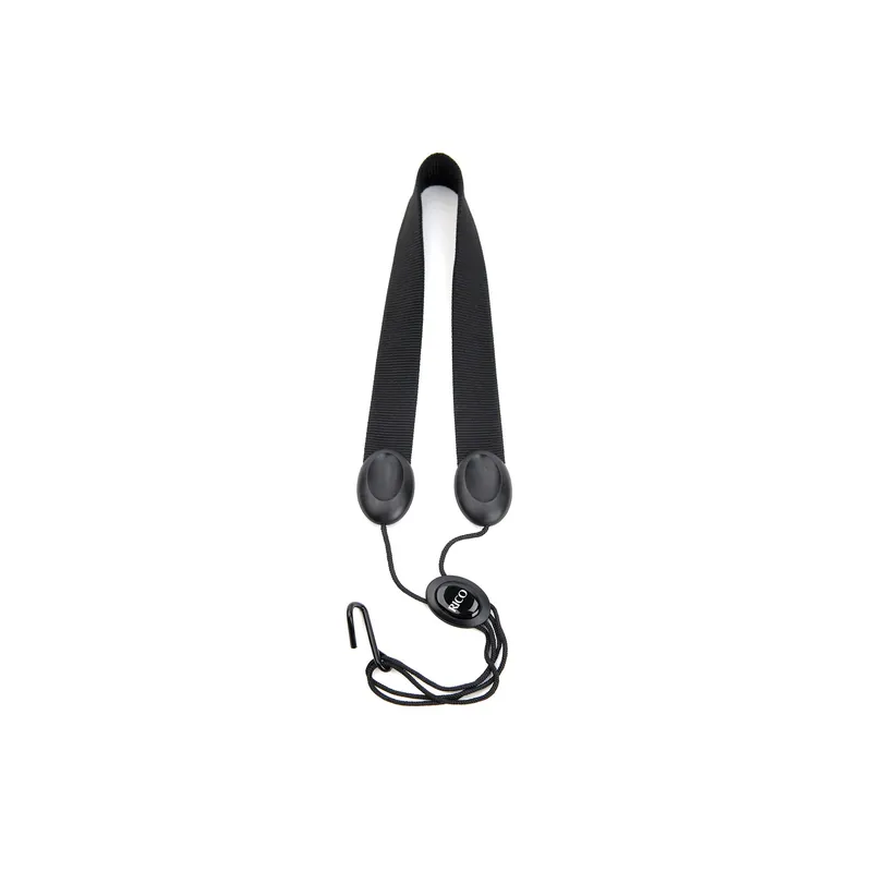 While Supplies Last D'Addario SLA11 Tenor / Baritone Saxophone Strap, Black Nylon