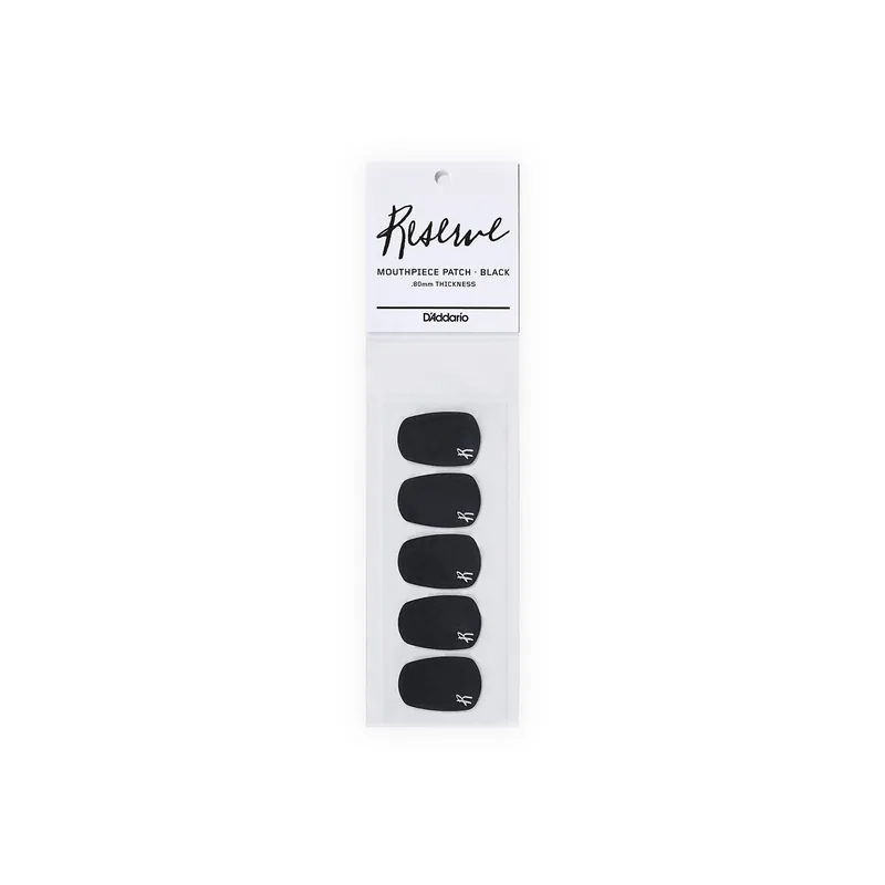 D'Addario Reserve RMP01B Black Mouthpiece Patches Fast Shipping