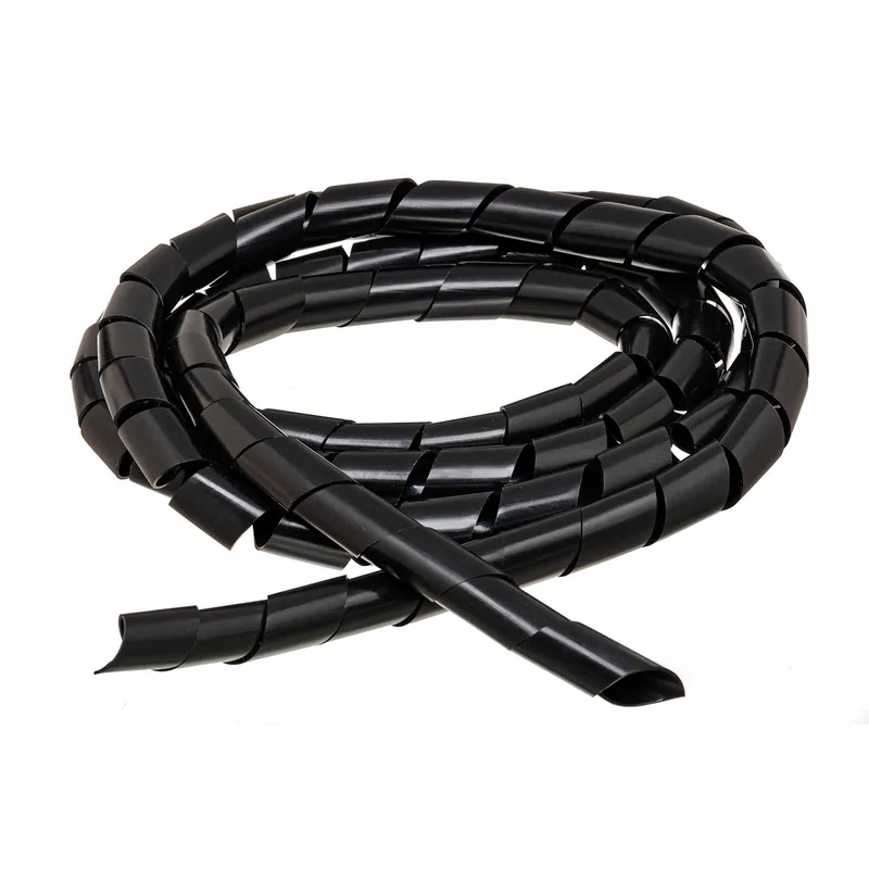 Price Drop Hosa WTI-385 Black Plastic Spiral Cable Wrap, 10ft