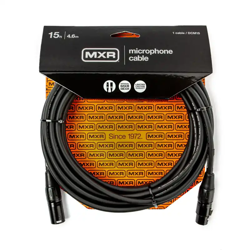 Dunlop MXR DCM15 XLRF-XLRM Microphone Cable, 15' Deal