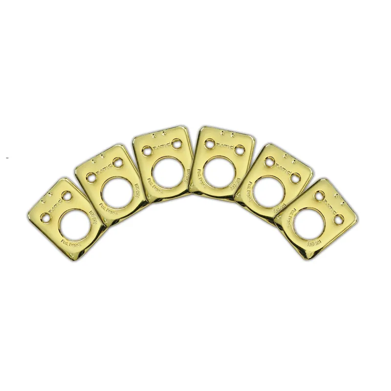 Graph Tech PRT-952-201-G0 6-Pack of Invisomatch Plates For Ratio Tuners, Fender Style 2 Pin Hole, Gold Price Drop