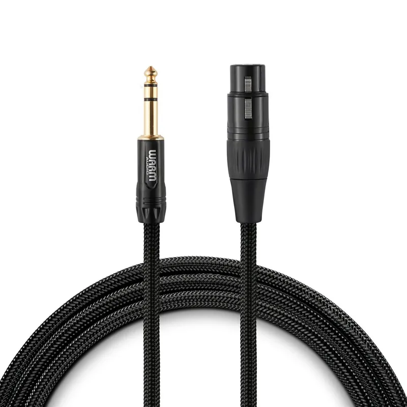 Warm Audio PREM-XLRF-TRSM-6 Premier Series Cable, XLR Female to TRS Male, 6' Holiday Sale