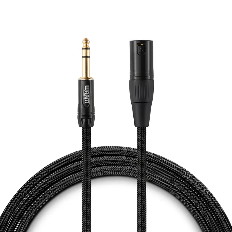 Warm Audio PREM-XLRM-TRSM-3 Premier Series Cable, XLR Male to TRS Male, 3' Low Price