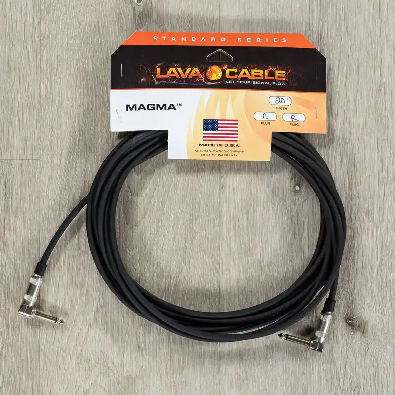 Lava Cables LCMG20RR 20-Foot Right-Angle to Right-Angle Instrument Guitar Cable Time-Limited